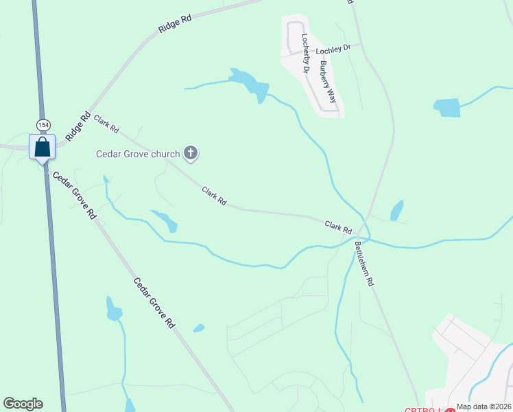 map of restaurants, bars, coffee shops, grocery stores, and more near 9030 Clark Road in Fairburn