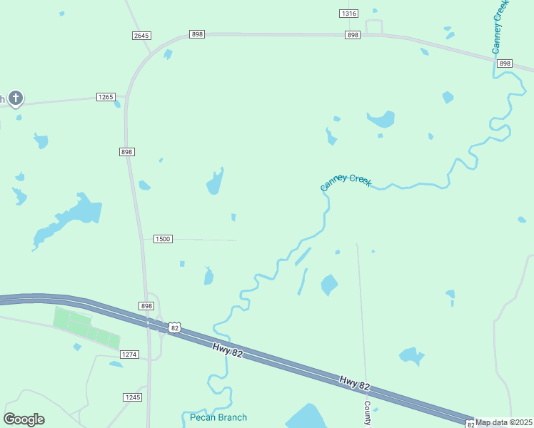 map of restaurants, bars, coffee shops, grocery stores, and more near 488 County Road 1500 in Ector