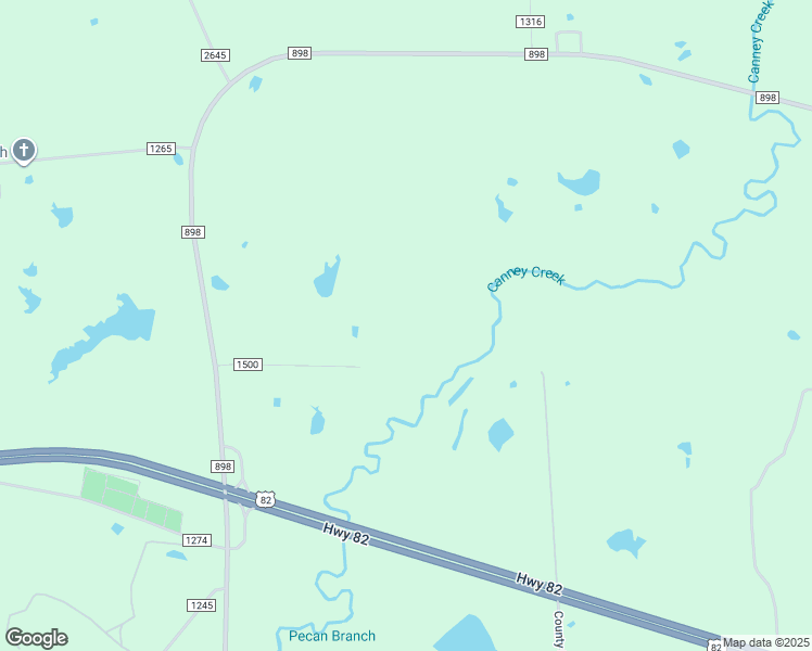 map of restaurants, bars, coffee shops, grocery stores, and more near 488 County Road 1500 in Ector