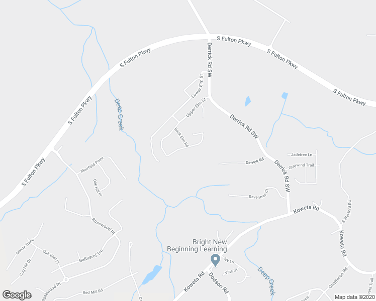 map of restaurants, bars, coffee shops, grocery stores, and more near 5143 Upper Elm Street in Atlanta