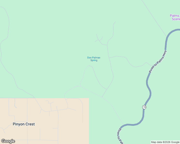 map of restaurants, bars, coffee shops, grocery stores, and more near 59705 Avenue Encino in Mountain Center