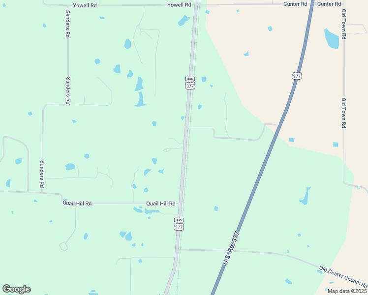 map of restaurants, bars, coffee shops, grocery stores, and more near 2677 U.S. 377 Business in Whitesboro