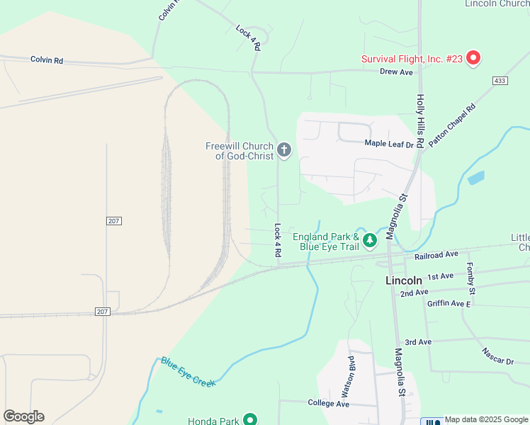map of restaurants, bars, coffee shops, grocery stores, and more near 19 Madie Lane in Lincoln
