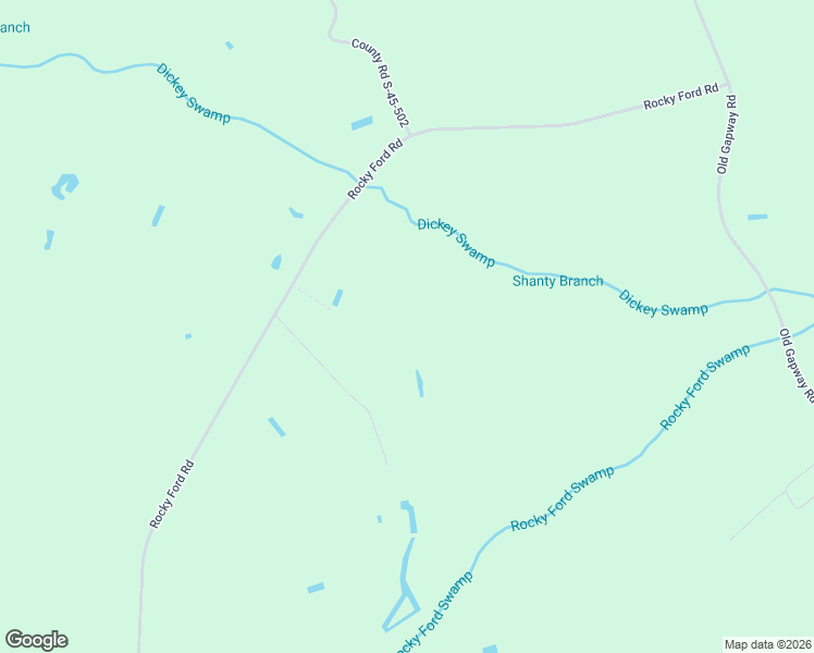 map of restaurants, bars, coffee shops, grocery stores, and more near 1004 Rocky Ford Road in Salters