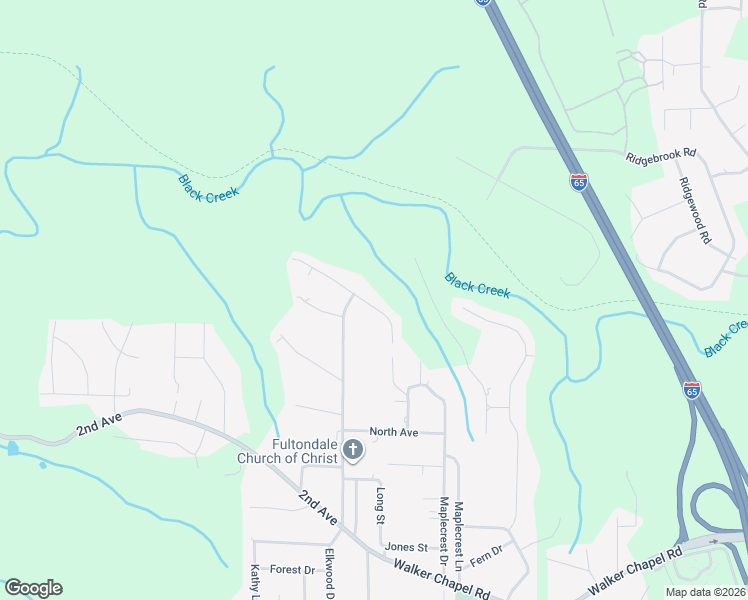map of restaurants, bars, coffee shops, grocery stores, and more near 2409 Elkwood Drive in Fultondale