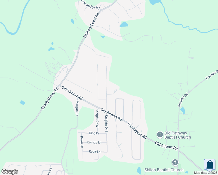 map of restaurants, bars, coffee shops, grocery stores, and more near 101 Emily Lane in Carrollton