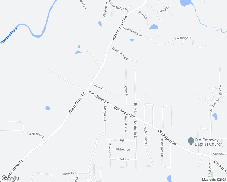 map of restaurants, bars, coffee shops, grocery stores, and more near 110 Peek Drive in Carrollton