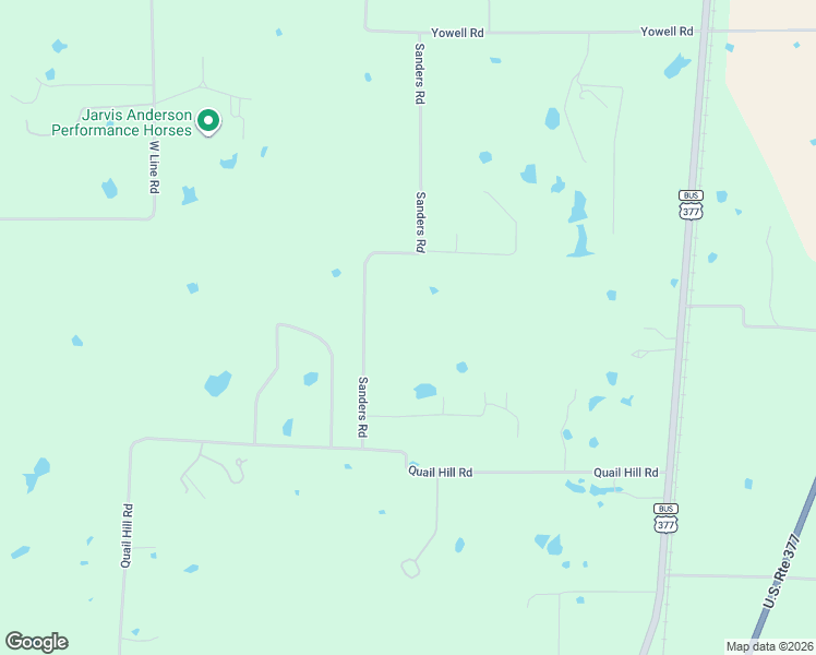 map of restaurants, bars, coffee shops, grocery stores, and more near 814 Sanders Road in Whitesboro