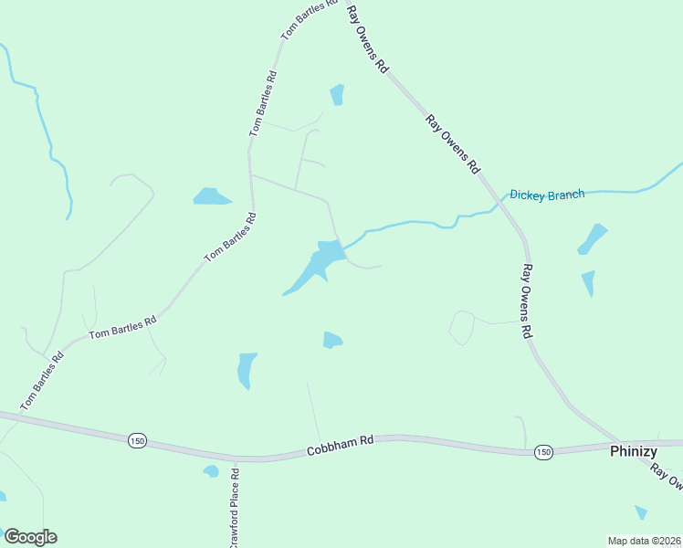 map of restaurants, bars, coffee shops, grocery stores, and more near 425 Dickeys Branch Road in Appling