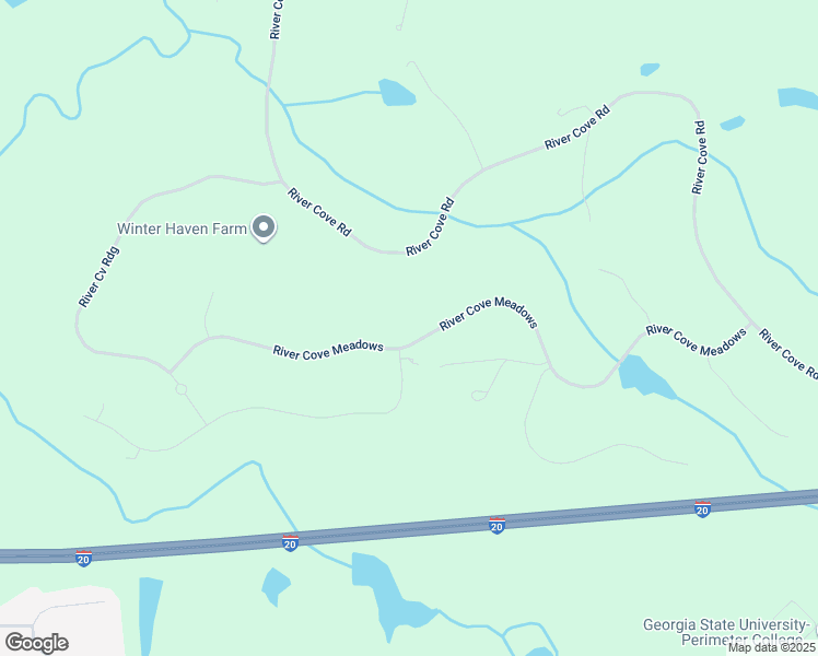 map of restaurants, bars, coffee shops, grocery stores, and more near 250 River Cove Meadows in Social Circle