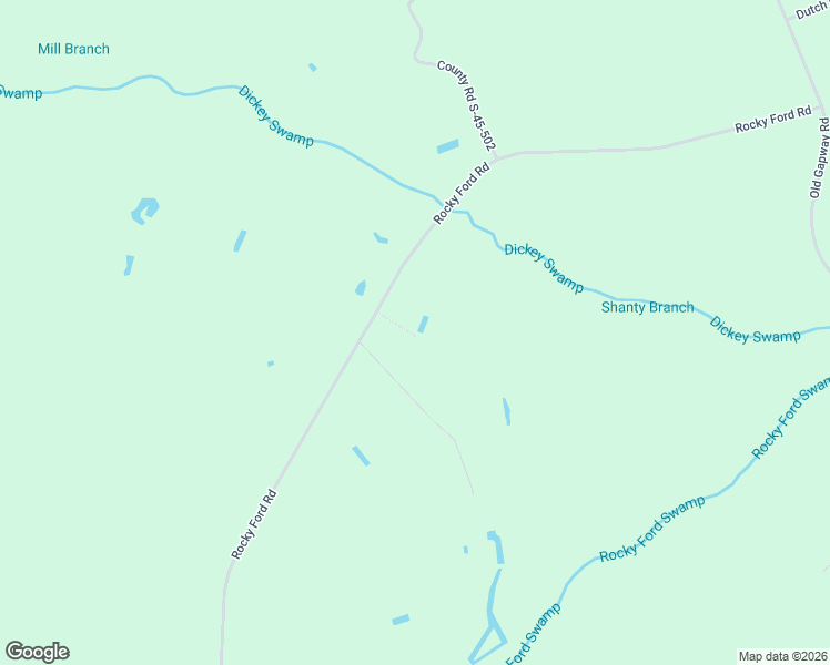 map of restaurants, bars, coffee shops, grocery stores, and more near 1004 Rocky Ford Road in Salters