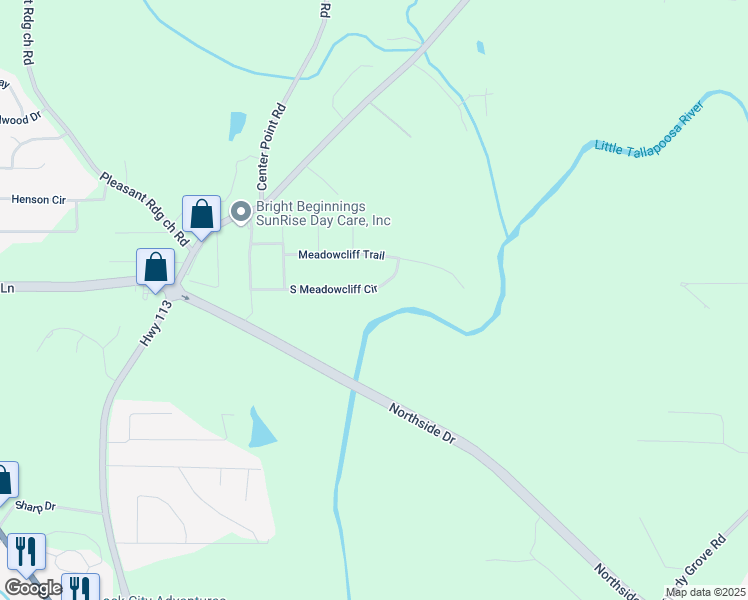 map of restaurants, bars, coffee shops, grocery stores, and more near in Carrollton