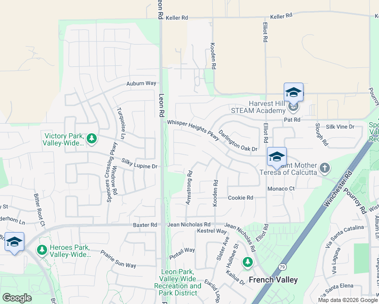 map of restaurants, bars, coffee shops, grocery stores, and more near 31091 Pepperbush Circle in Winchester
