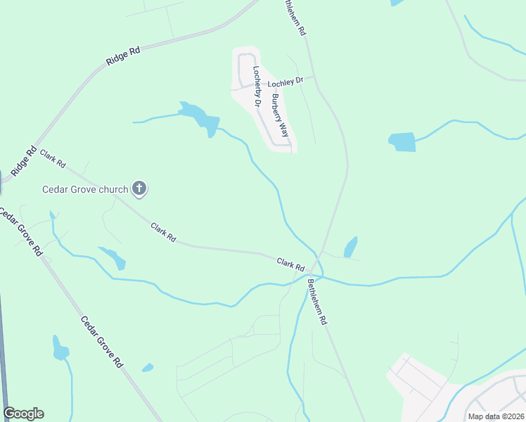 map of restaurants, bars, coffee shops, grocery stores, and more near 8970 Clark Road in Fairburn