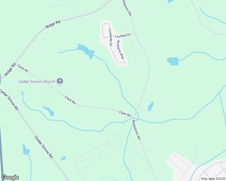 map of restaurants, bars, coffee shops, grocery stores, and more near 8970 Clark Road in Fairburn