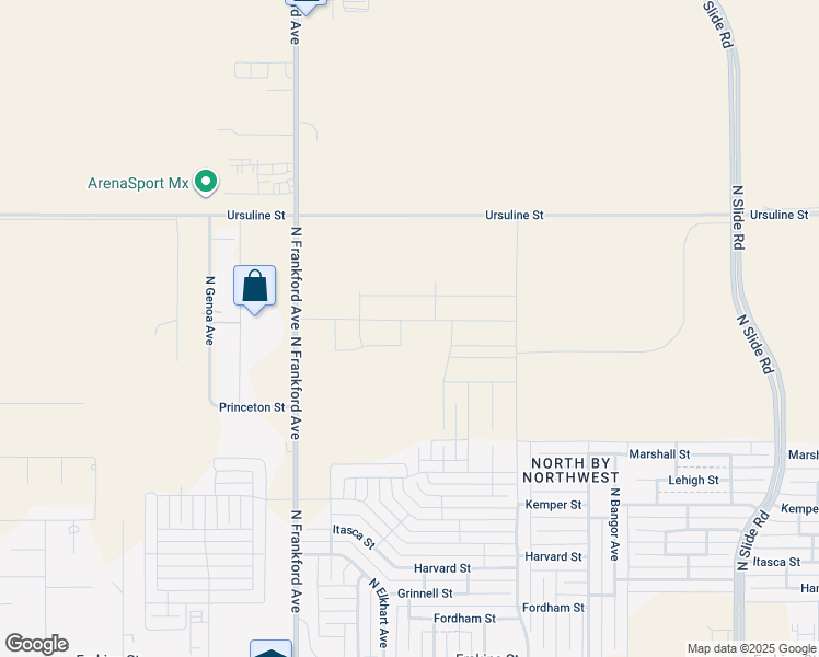 map of restaurants, bars, coffee shops, grocery stores, and more near 5601 Ursuline Street in Lubbock