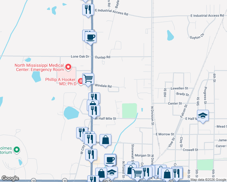 map of restaurants, bars, coffee shops, grocery stores, and more near 530 Windale Drive in West Point