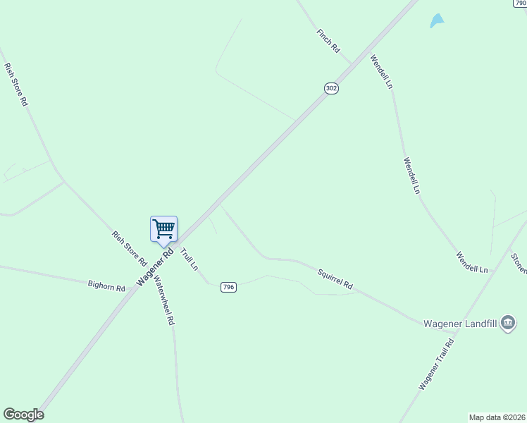 map of restaurants, bars, coffee shops, grocery stores, and more near in Wagener