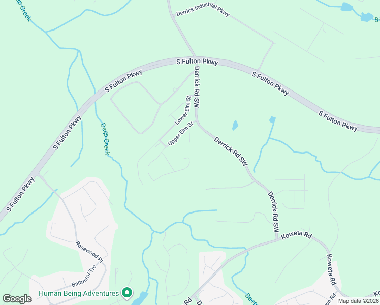 map of restaurants, bars, coffee shops, grocery stores, and more near 5187 Upper Elm Street in Atlanta