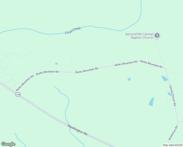 map of restaurants, bars, coffee shops, grocery stores, and more near 5560 Burks Mountain Road in Appling