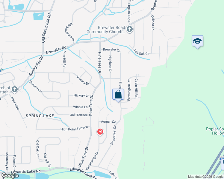 map of restaurants, bars, coffee shops, grocery stores, and more near 1429 Highland Drive in Birmingham