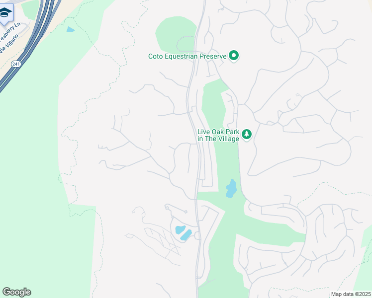map of restaurants, bars, coffee shops, grocery stores, and more near 23726 Vía Roble in Trabuco Canyon