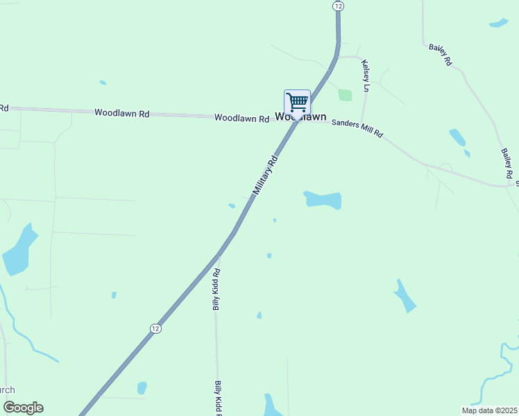 map of restaurants, bars, coffee shops, grocery stores, and more near 7930 Mississippi 12 in Steens