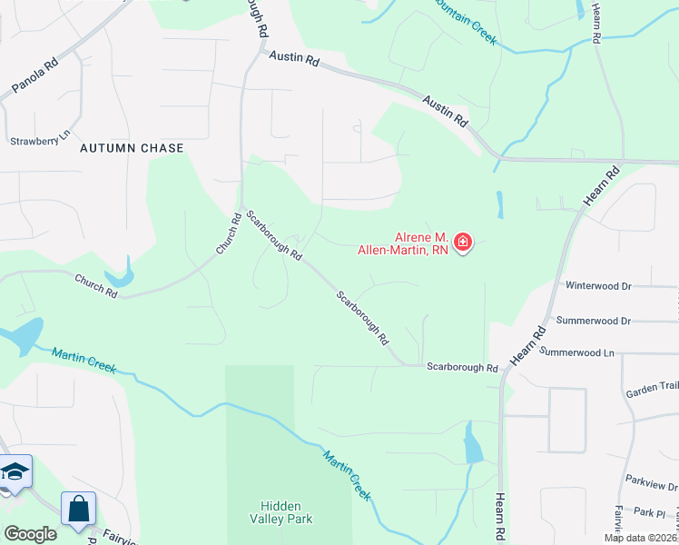 map of restaurants, bars, coffee shops, grocery stores, and more near 315 Scarborough Road in Ellenwood