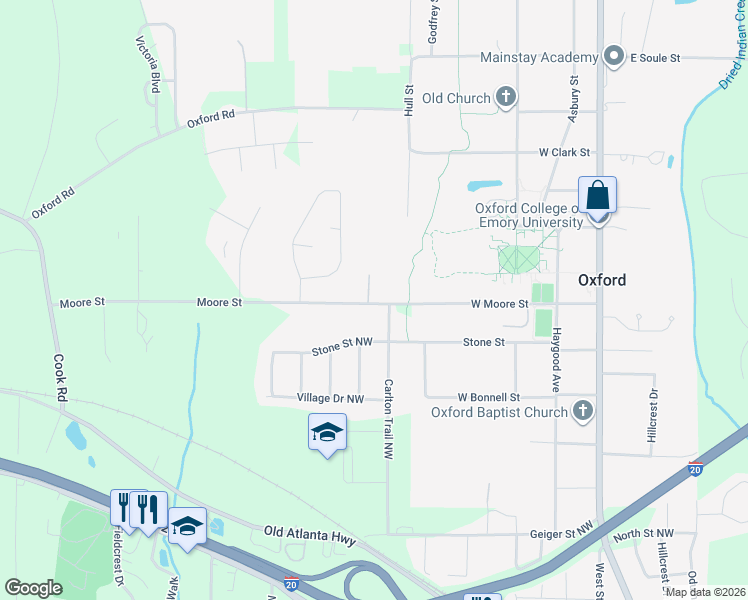 map of restaurants, bars, coffee shops, grocery stores, and more near 10149 Carlton Trail Northwest in Covington