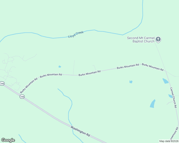 map of restaurants, bars, coffee shops, grocery stores, and more near 5560 Burks Mountain Road in Appling