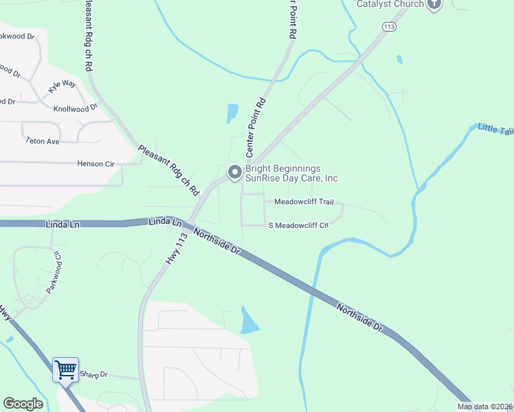 map of restaurants, bars, coffee shops, grocery stores, and more near 30 West Meadowcliff Circle in Carrollton