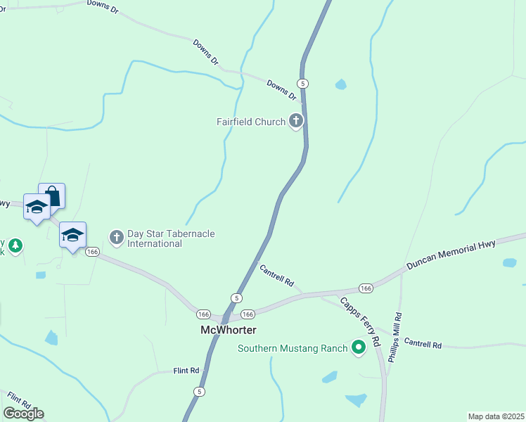 map of restaurants, bars, coffee shops, grocery stores, and more near 6861 Georgia 5 in Douglasville