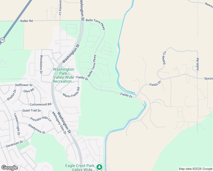 map of restaurants, bars, coffee shops, grocery stores, and more near 33340 Rusty Court in French Valley