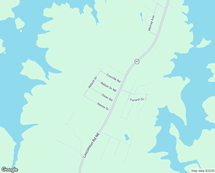 map of restaurants, bars, coffee shops, grocery stores, and more near 5539 Coxville Road in Thomson