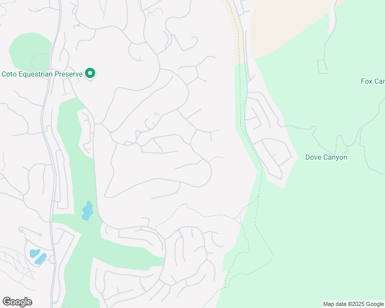 map of restaurants, bars, coffee shops, grocery stores, and more near 23642 Via Halcon in Trabuco Canyon
