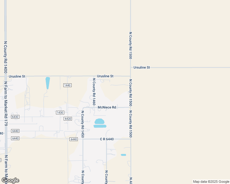map of restaurants, bars, coffee shops, grocery stores, and more near 2001 County Road 1500 in Lubbock