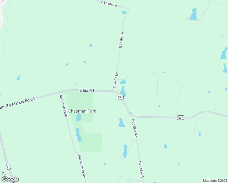 map of restaurants, bars, coffee shops, grocery stores, and more near 4569 East Leslie Lane in Sherman