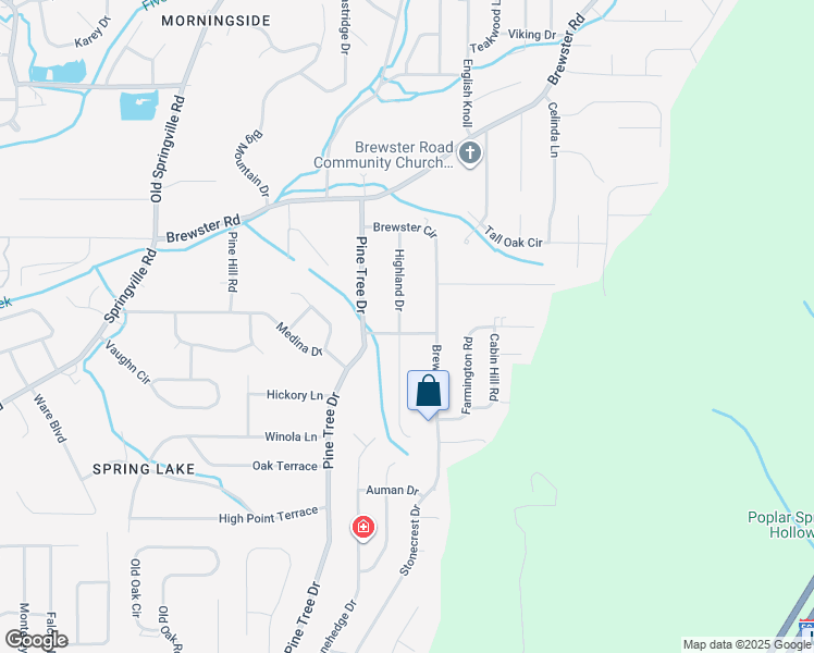 map of restaurants, bars, coffee shops, grocery stores, and more near 1501 Highland Drive in Birmingham