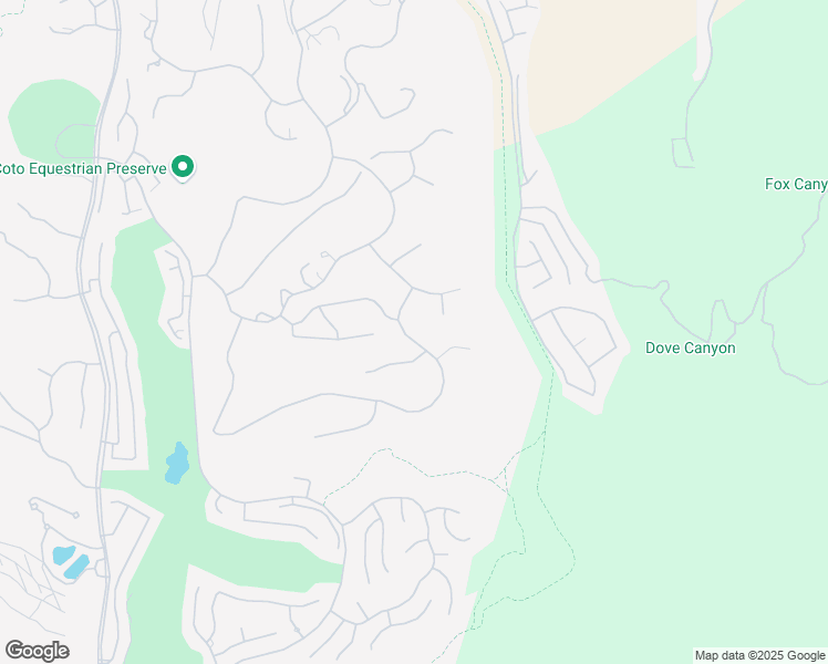 map of restaurants, bars, coffee shops, grocery stores, and more near 23642 Via Halcon in Trabuco Canyon