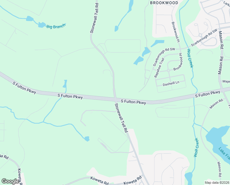 map of restaurants, bars, coffee shops, grocery stores, and more near 4980 Stonewall Tell Road in Atlanta