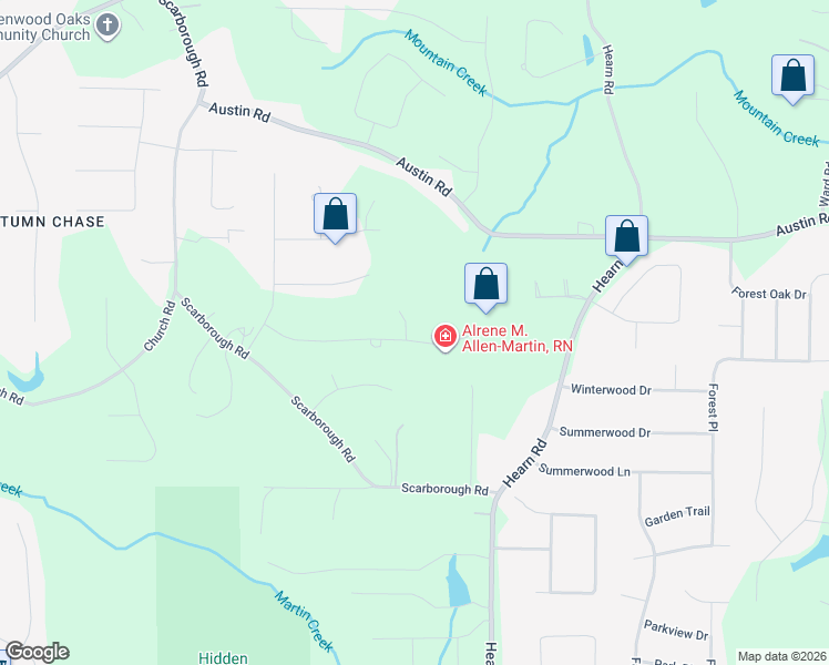 map of restaurants, bars, coffee shops, grocery stores, and more near 300 Primo Court in Ellenwood