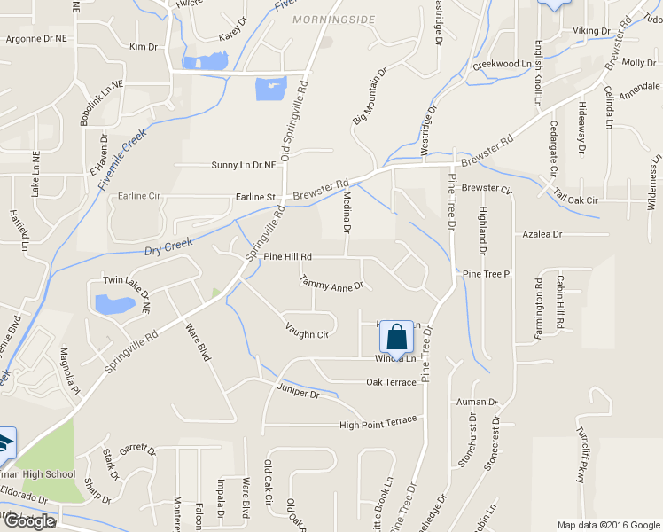 map of restaurants, bars, coffee shops, grocery stores, and more near 935 Pine Hill Road in Birmingham