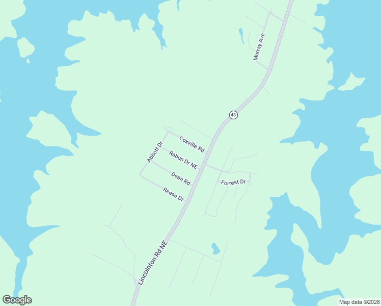 map of restaurants, bars, coffee shops, grocery stores, and more near 5539 Coxville Road in Thomson