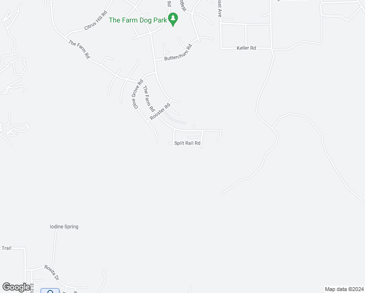 map of restaurants, bars, coffee shops, grocery stores, and more near 24799 Split Rail Road in Wildomar