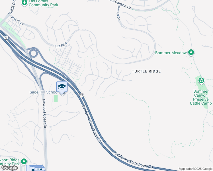 map of restaurants, bars, coffee shops, grocery stores, and more near 59 Grandview in Irvine