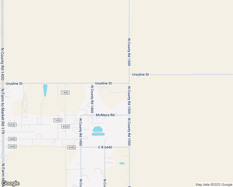 map of restaurants, bars, coffee shops, grocery stores, and more near 2001 County Road 1500 in Lubbock
