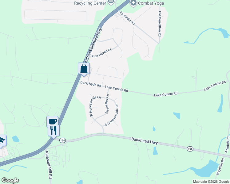 map of restaurants, bars, coffee shops, grocery stores, and more near 10 Apple Way in Carrollton