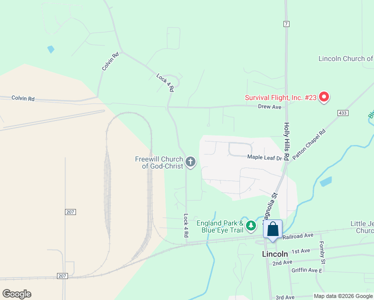 map of restaurants, bars, coffee shops, grocery stores, and more near 436 Lock 4 Road in Lincoln