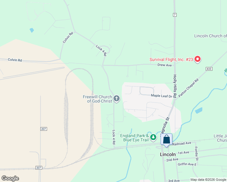map of restaurants, bars, coffee shops, grocery stores, and more near 436 Lock 4 Road in Lincoln