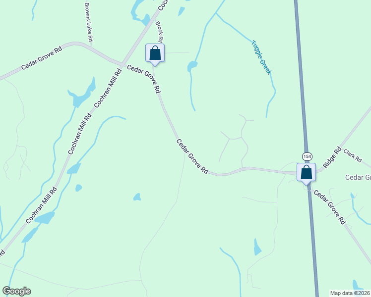 map of restaurants, bars, coffee shops, grocery stores, and more near 9101-9275 Cedar Grove Rd in Fairburn